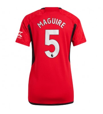 Maillot de foot Manchester United Harry Maguire #5 Domicile Femmes 2023-24 Manches Courte